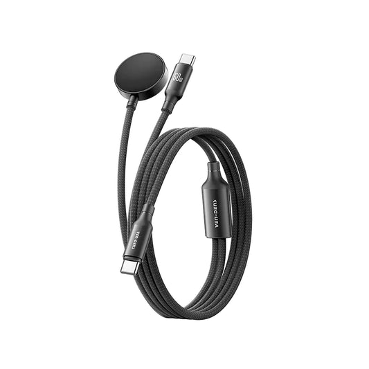 Ven-Dens - 2 in 1 Flexible USB-C Galaxy Watch Data/Charge 1.2m