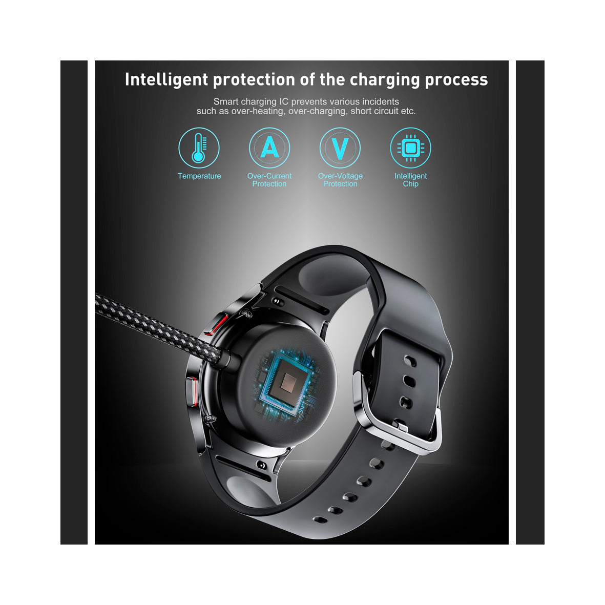 Ven-Dens - 2 in 1 Flexible USB-C Galaxy Watch Data/Charge 1.2m