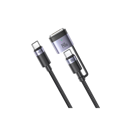 Ven-Dens - 240W 3 in 1 Charging Data Transfer Type-C to Type-C Mag3 2m