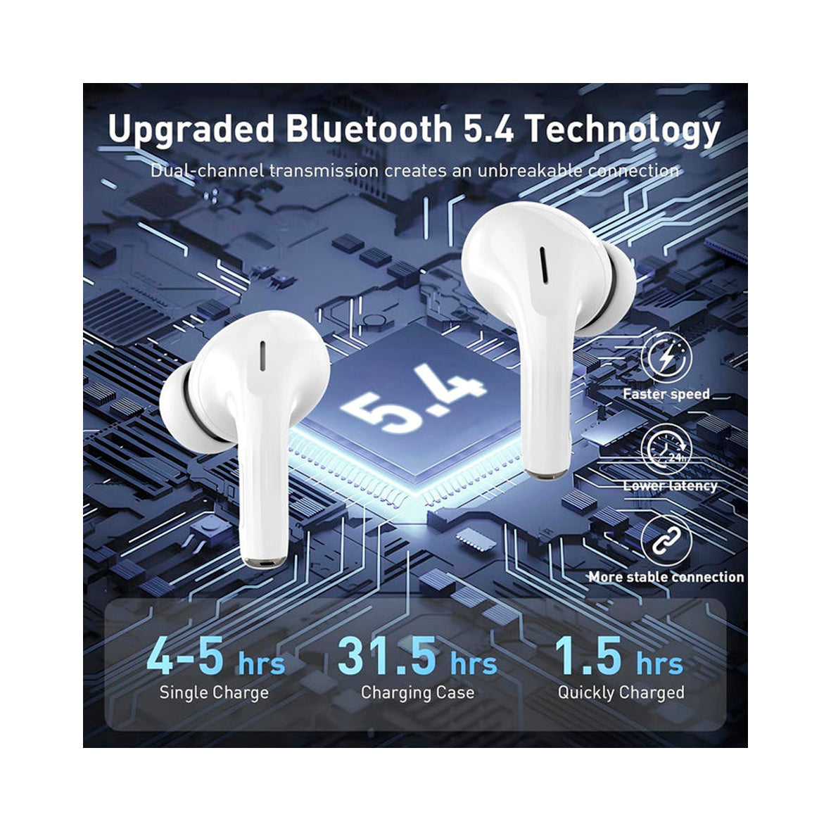 Ven-Dens - Earbuds Stereo Wireless 5.4
