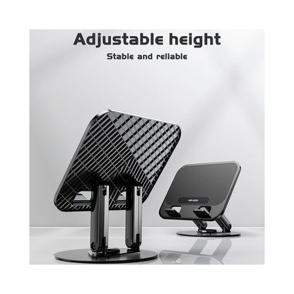Ven-Dens - Heavy-Duty & 360º Rotatable Stand ABS ? Holder for Laptops & Tablets - Black
