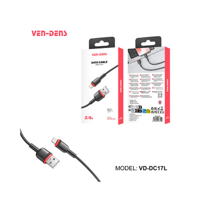 Ven-Dens - Cable USB A To Lightning Cable