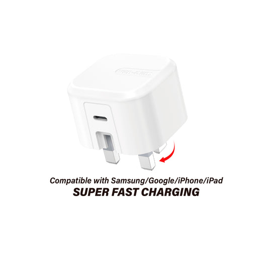 Ven-Dens - 60W USB-C Fast Charging Folding Plug
