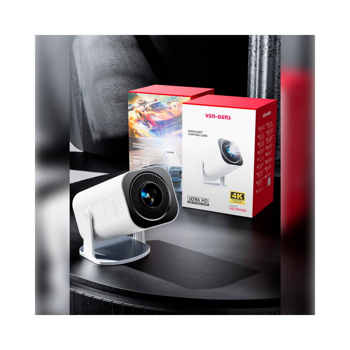 Ven-Dens - Highlight Coating Lens Projector PJT001