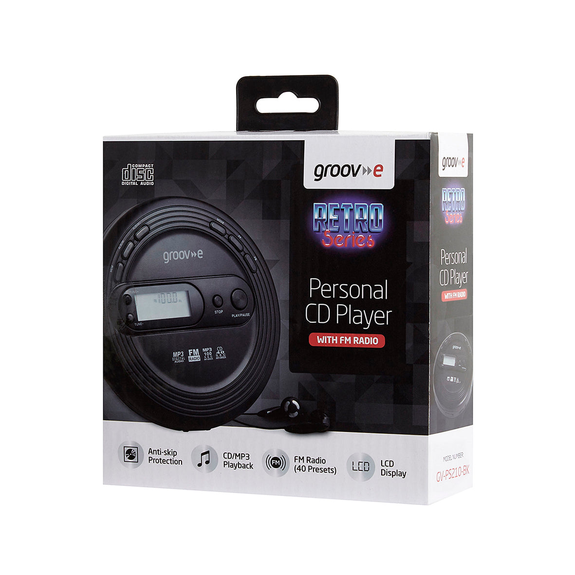 Groove - Retro CD Player with radio