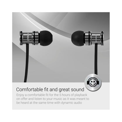 Groov-e Bluetooth Earphones Boom Buds - Black