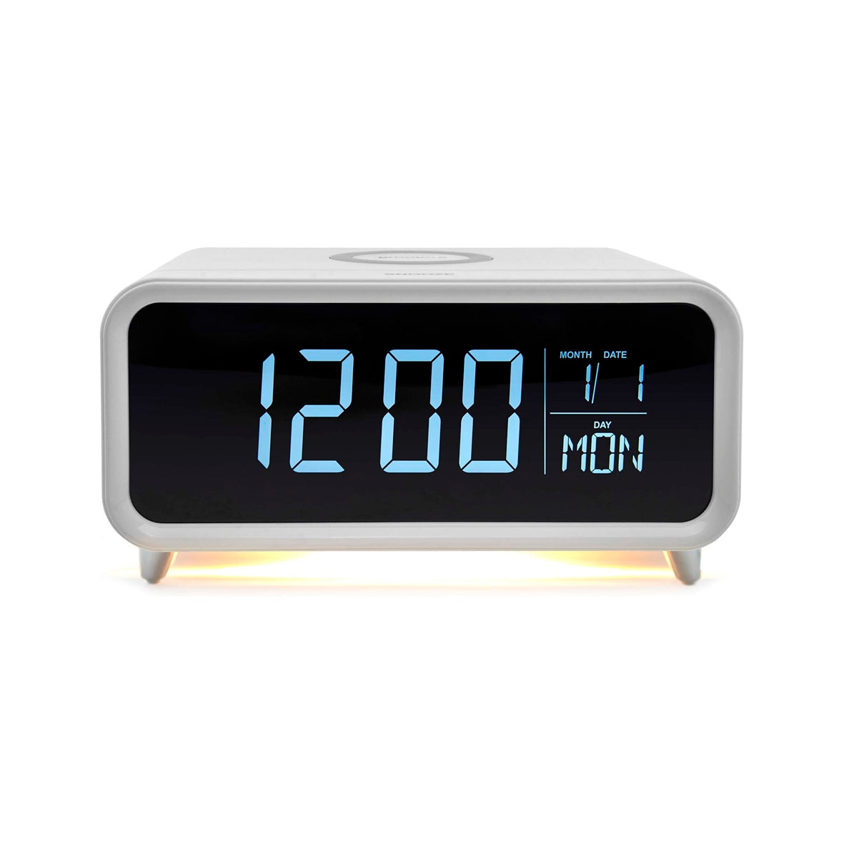 Groov-e - Athenea - Alarm Clock with Wireless Charging & Night Light