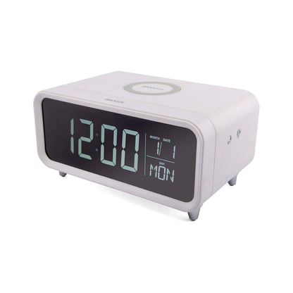 Groov-e - Athenea - Alarm Clock with Wireless Charging & Night Light