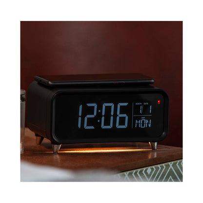 Groov-e - Athenea - Alarm Clock with Wireless Charging & Night Light
