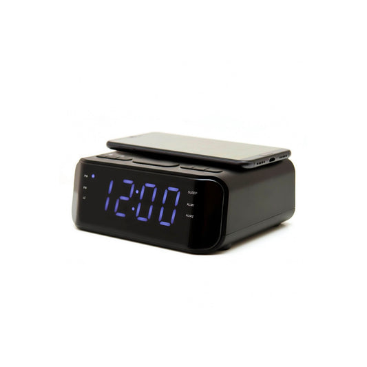Groov-e - Atlas Radio Alarm Clock and Wireless Charging
