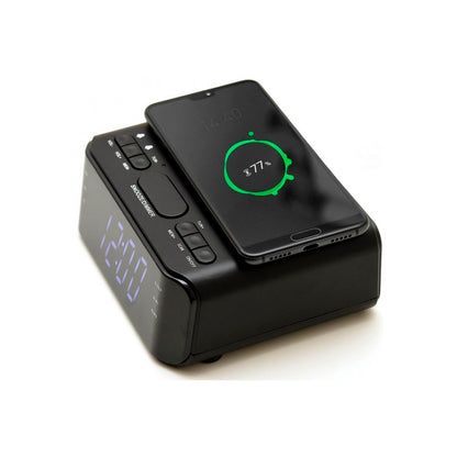 Groov-e - Atlas Radio Alarm Clock and Wireless Charging