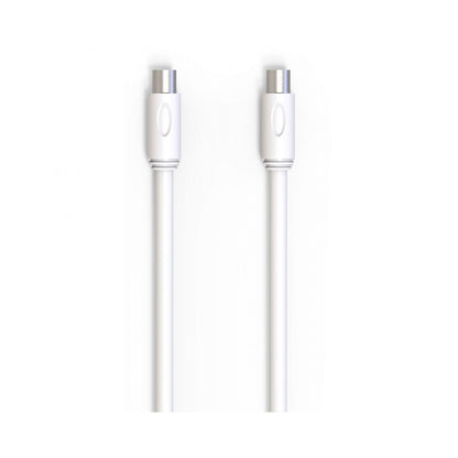 Groove - Coax Cable - Male to Male - 2m - White