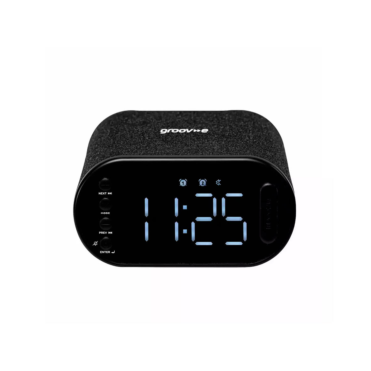 Groov-e - Atlas II Radio Alarm Clock and Wireless Charging