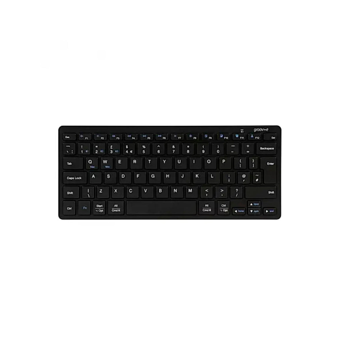 Groov-e -  Multi-Device Bluetooth Wireless Keyboard - Black
