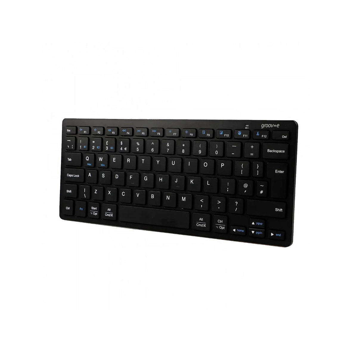 Groov-e -  Multi-Device Bluetooth Wireless Keyboard - Black