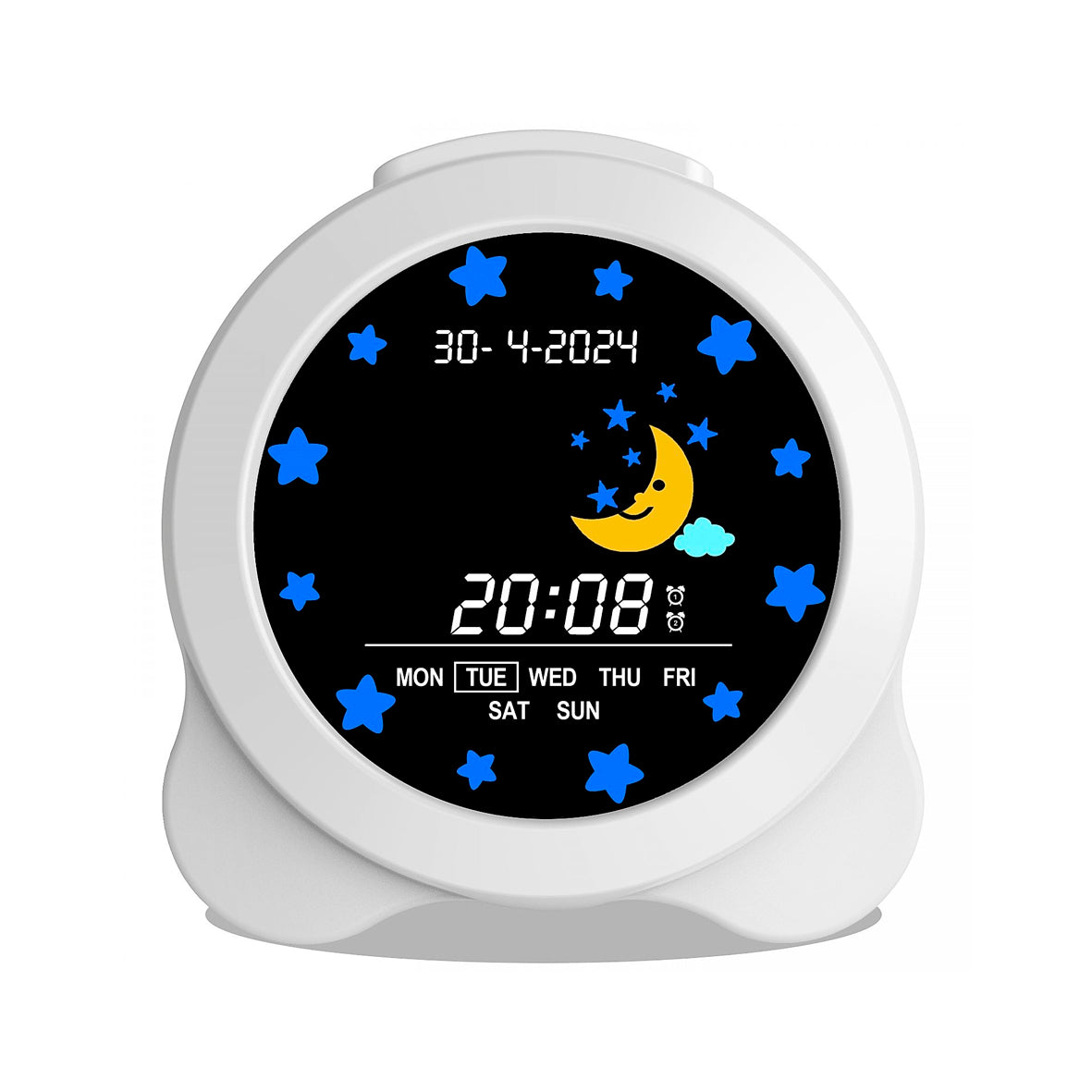 Groov-e - Kidz Sleep Trainer Alarm Clock - White