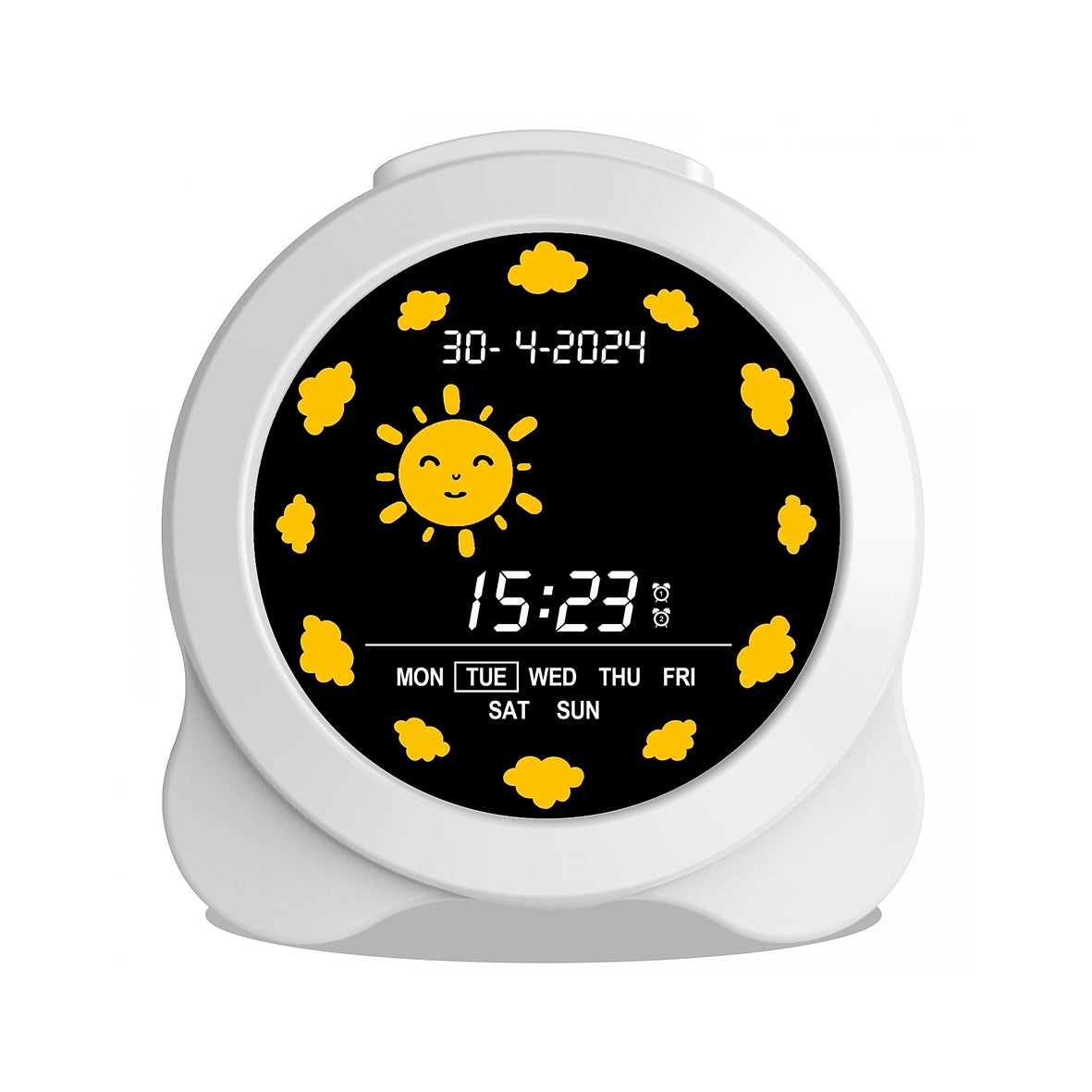 Groov-e - Kidz Sleep Trainer Alarm Clock - White