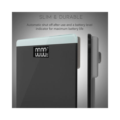 Aquarius - 3 in 1 Digital Bathroom Weighing Scales with Step-On Technology