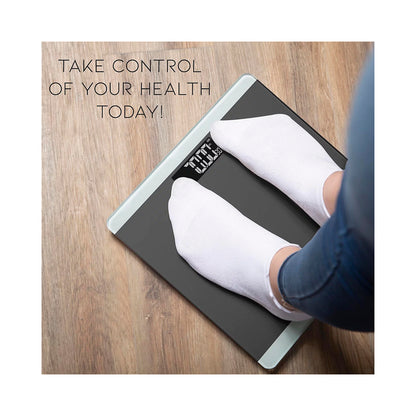 Aquarius - 3 in 1 Digital Bathroom Weighing Scales with Step-On Technology