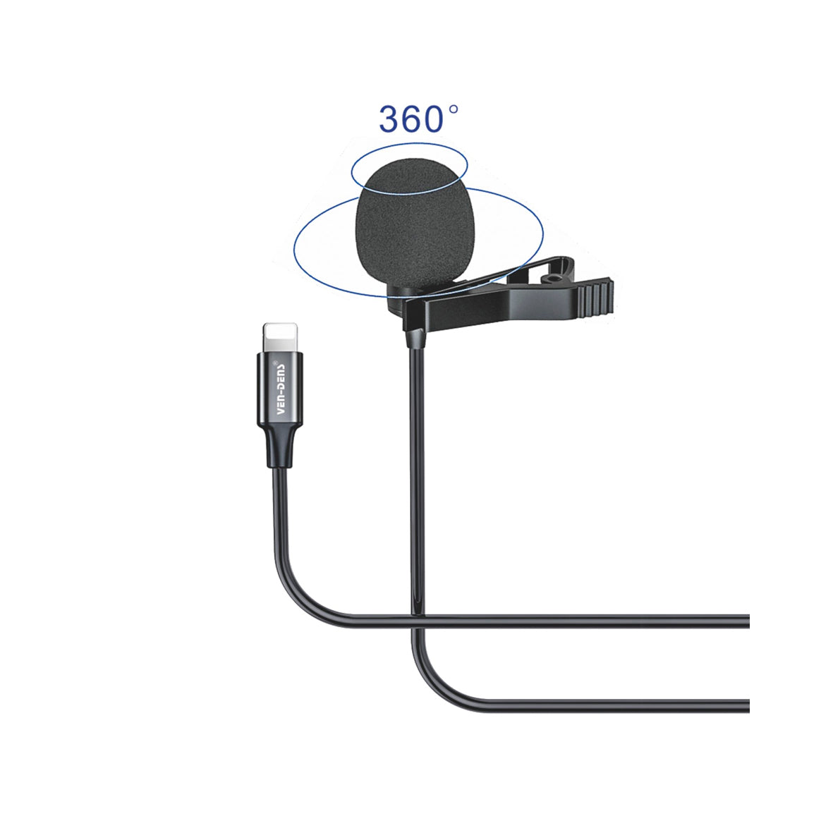 Ven-Dens - Clip On Microphone - Lightning