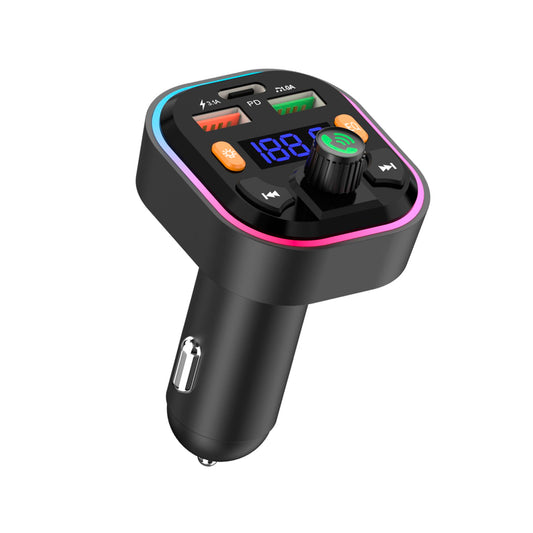 Ven-Dens - Car Charger & Bluetooth FM Player - 2 USB + PD Port