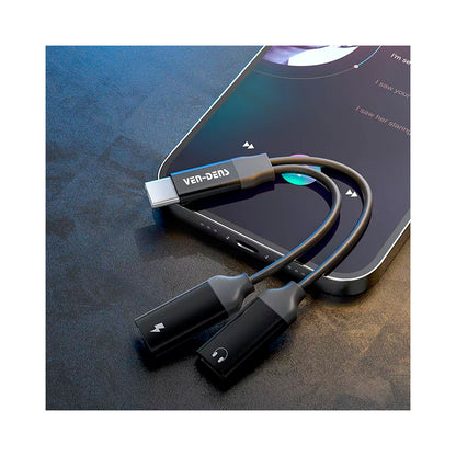 Ven-Dens - Type-C to Type-C & Type-C Adapter Audio Cable