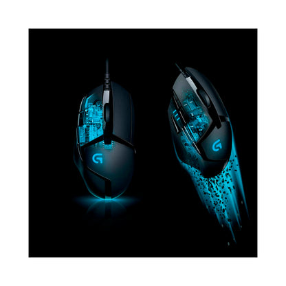 Logitech - G402 Hyperion Fury Wired Gaming Mouse - Black