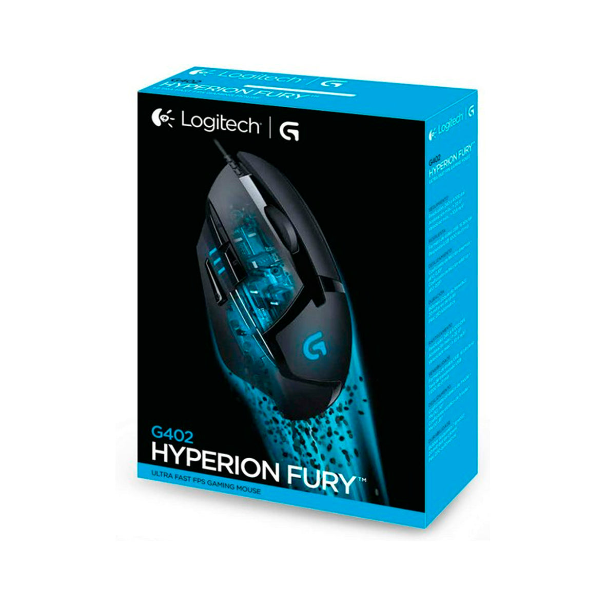 Logitech - G402 Hyperion Fury Wired Gaming Mouse - Black