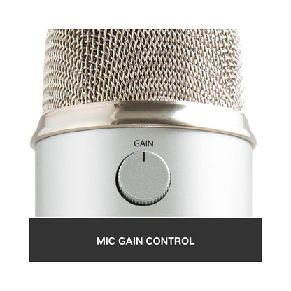 Logitech - Blue Yeti USB Mic Blackout EMEA  - Silver
