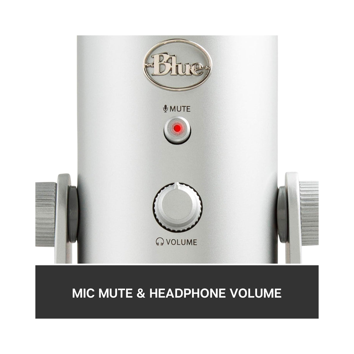 Logitech - Blue Yeti USB Mic Blackout EMEA  - Silver
