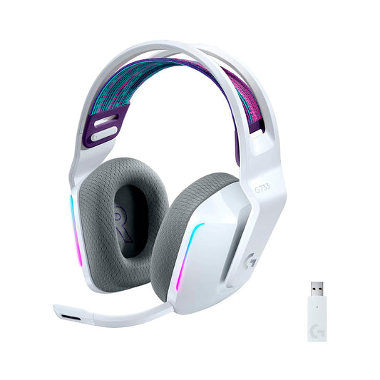 Logitech - G733 Wireless Gaming Headset - White