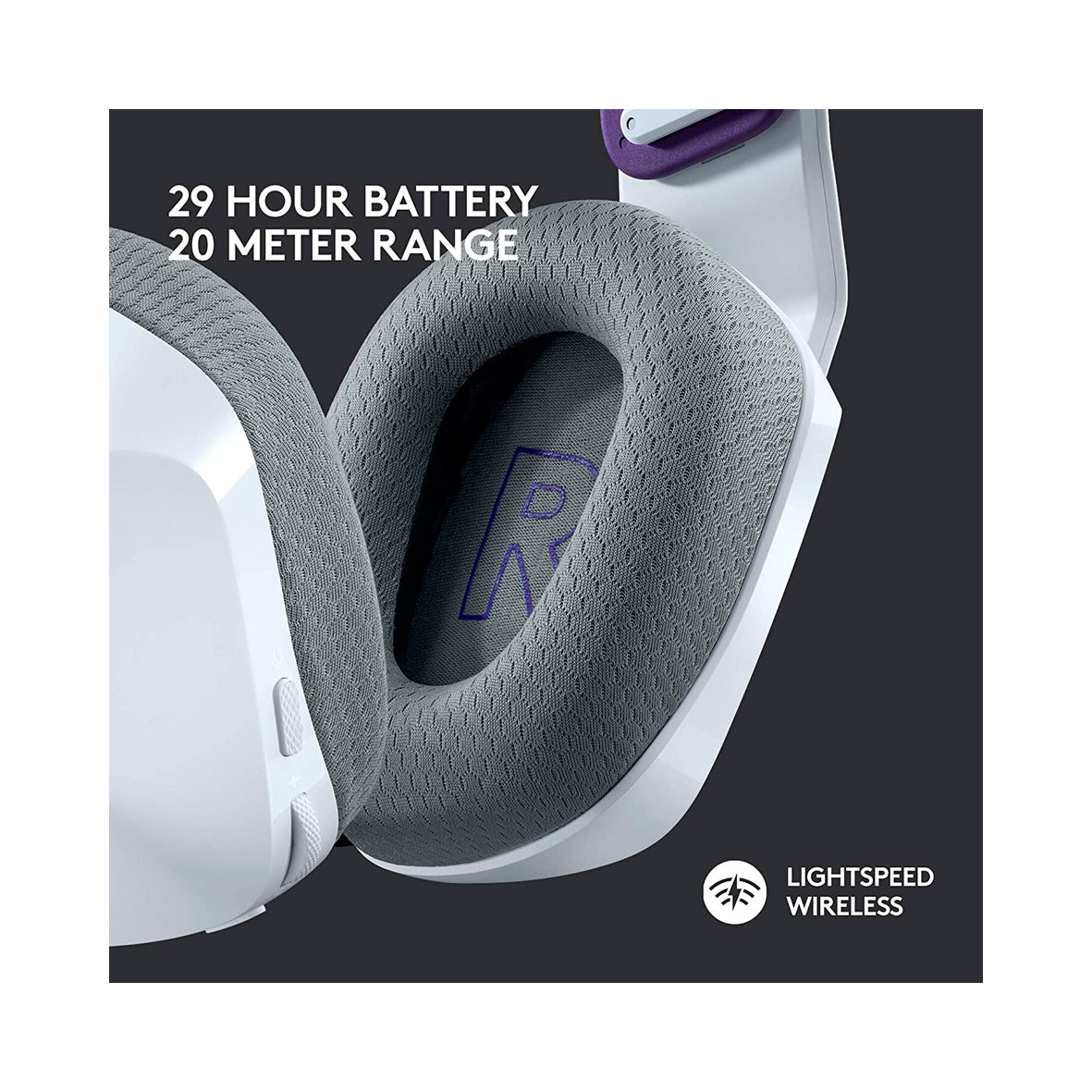 Logitech - G733 Wireless Gaming Headset - White
