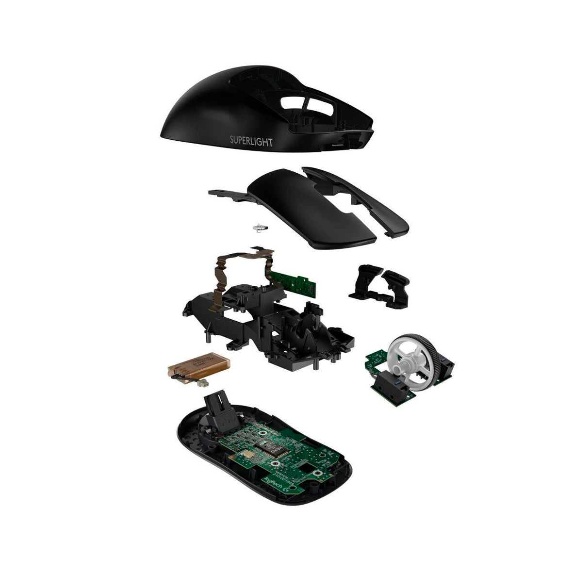 Logitech - G Pro X Superlight Wireless Gaming Mouse - Black