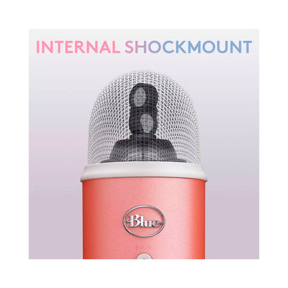 Logitech - Blue Yeti USB Mic Blackout EMEA  - Pink