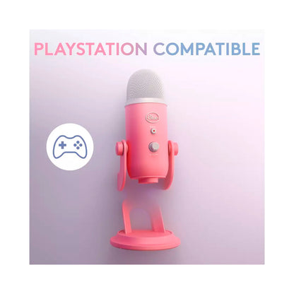 Logitech - Blue Yeti USB Mic Blackout EMEA  - Pink