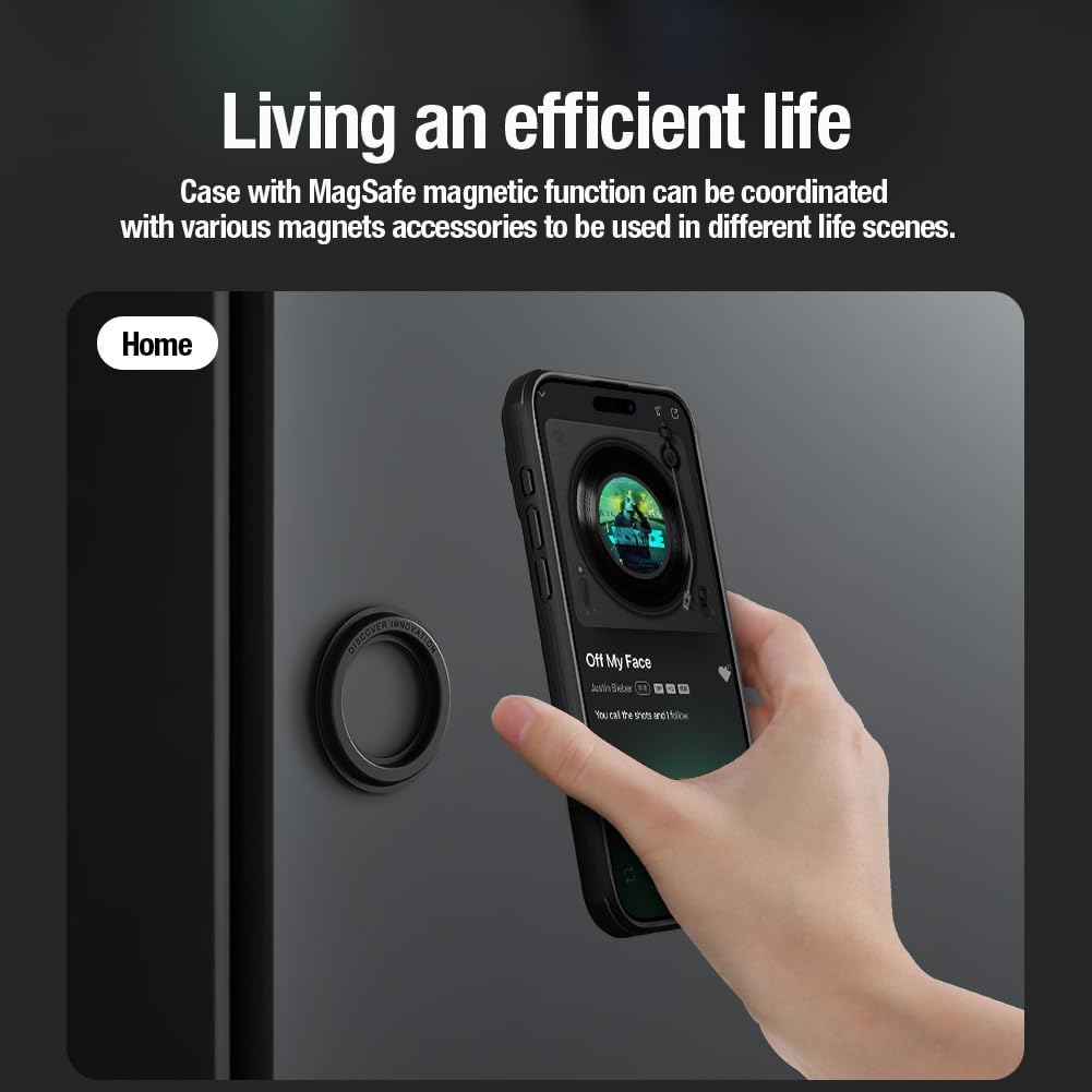 Nillkin - iPhone 16 CamShield Pro Magnetic Case - Black