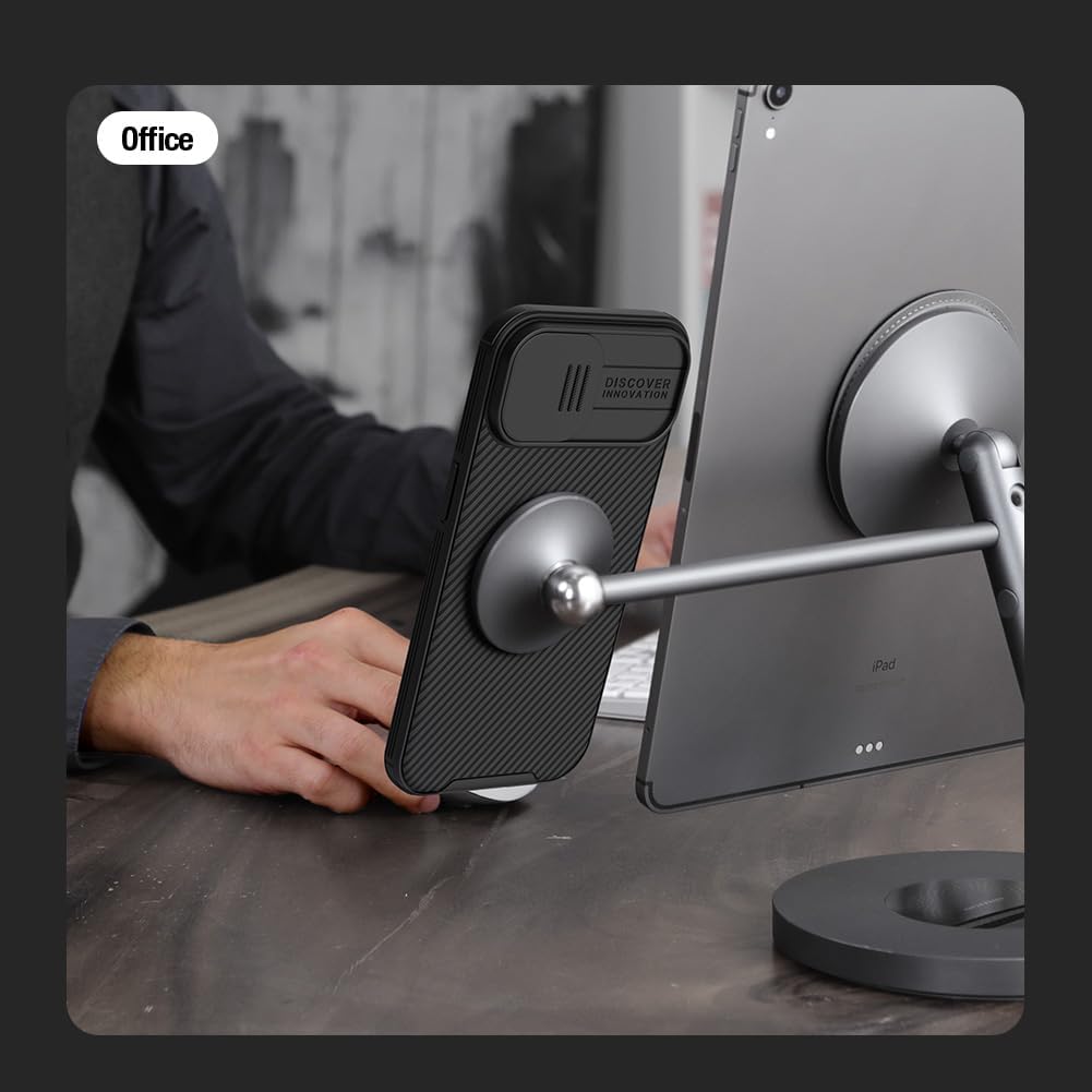 Nillkin - iPhone 16 CamShield Pro Magnetic Case - Black