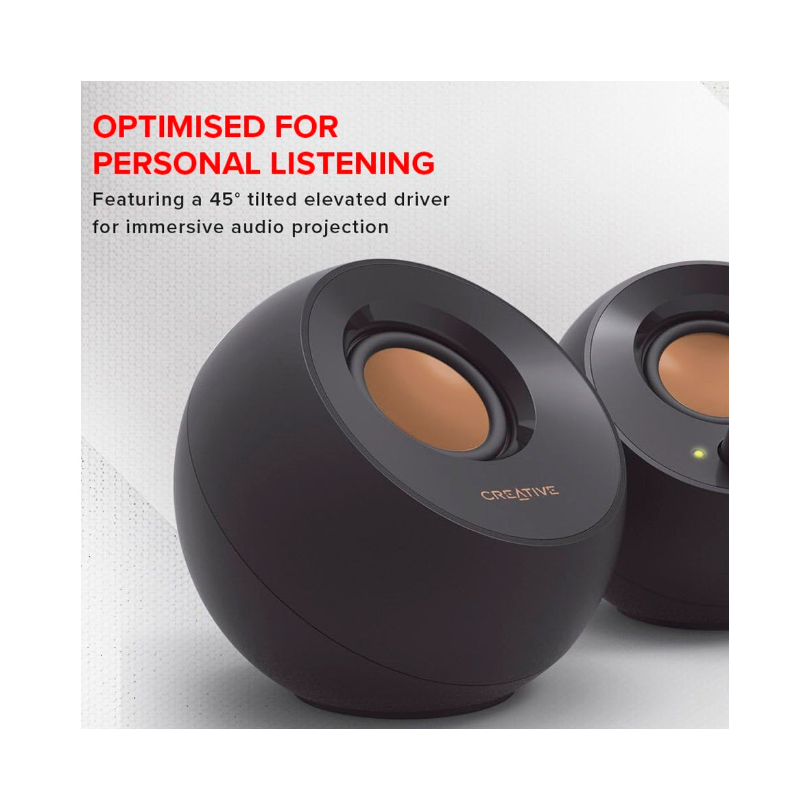 Creative - Pebble Modern 2.0 USB Desktop Speakers
