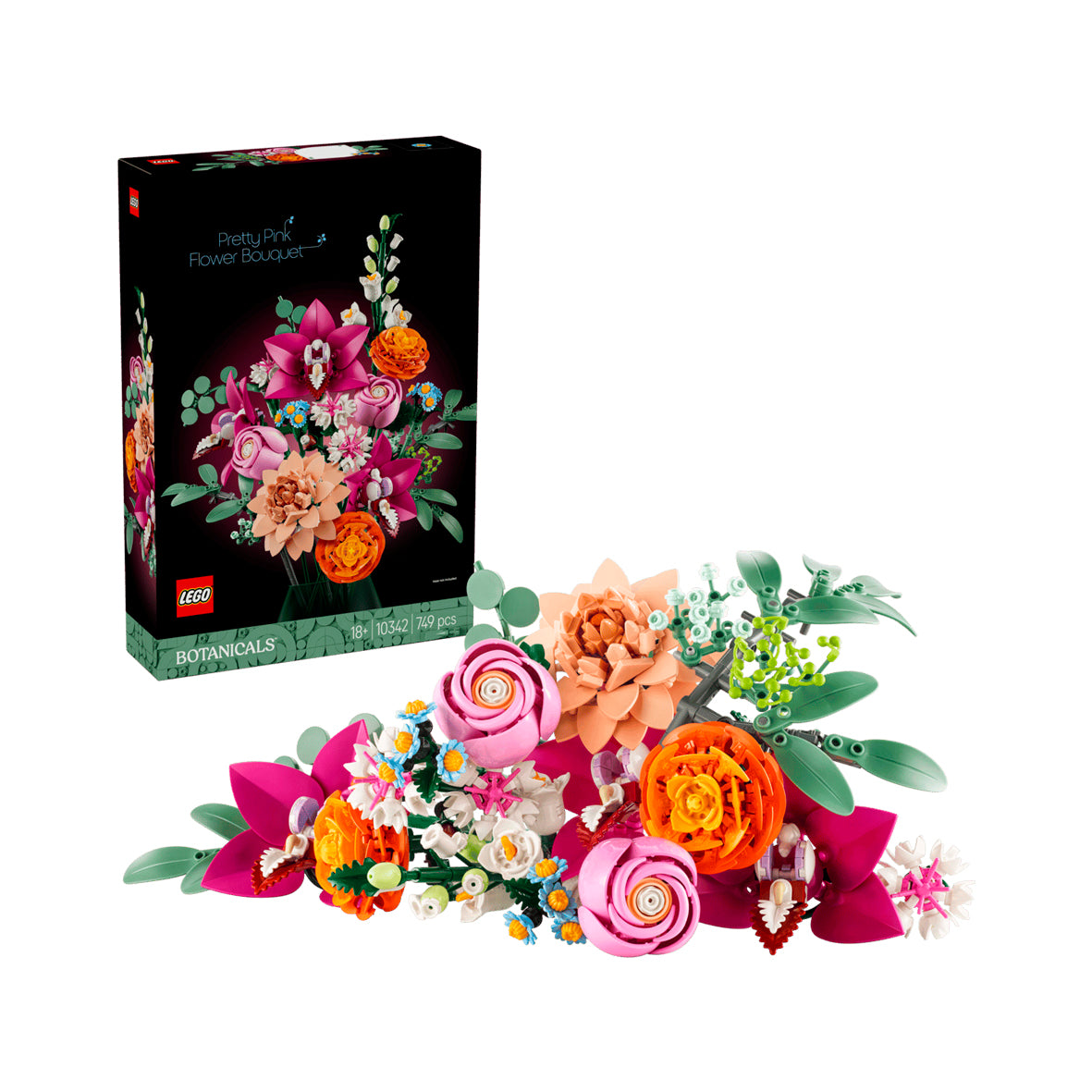 LEGO Botanicals - Pretty Pink Flower Bouquet (10342)
