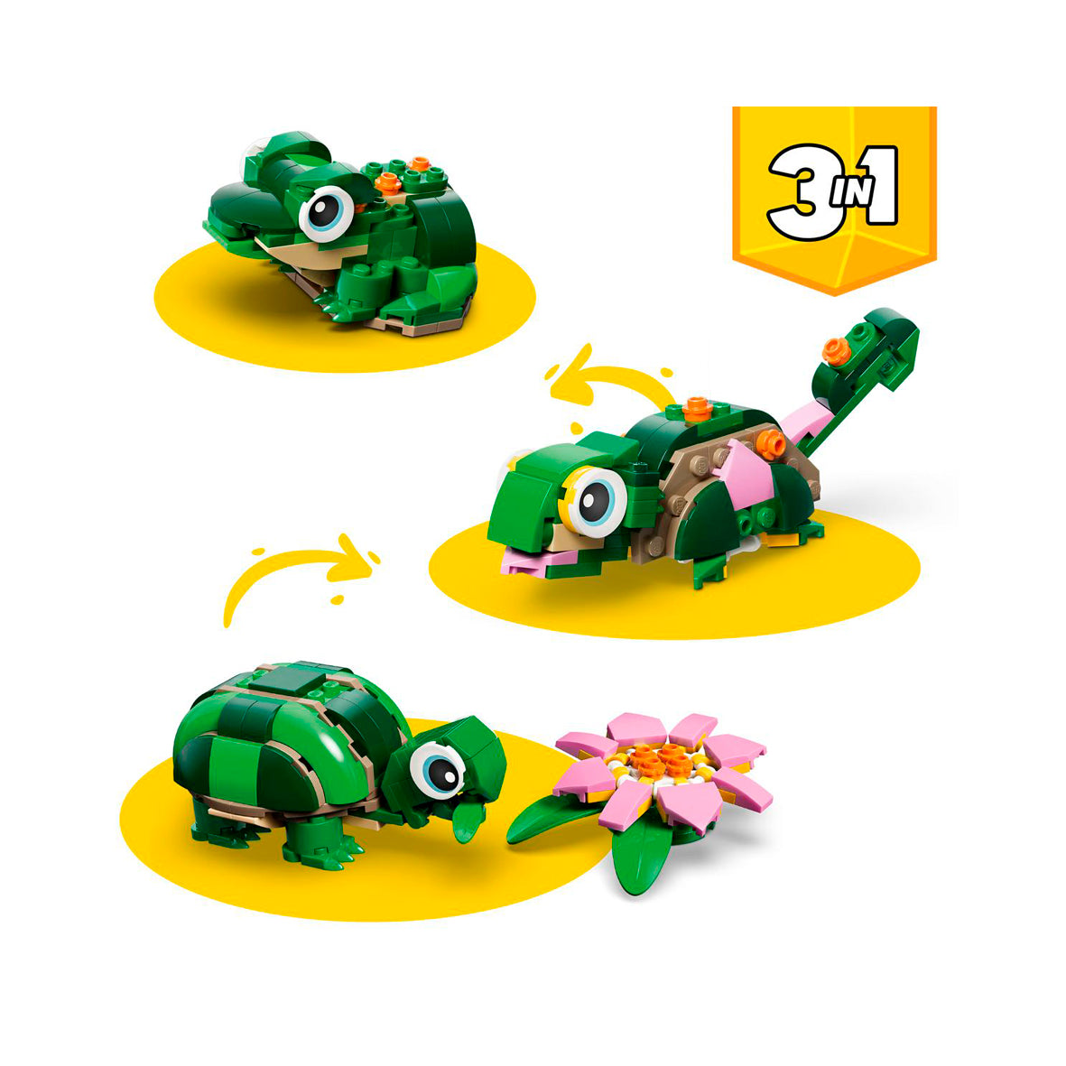 LEGO Creator - Turtle With a Water Lily Flower (31377)