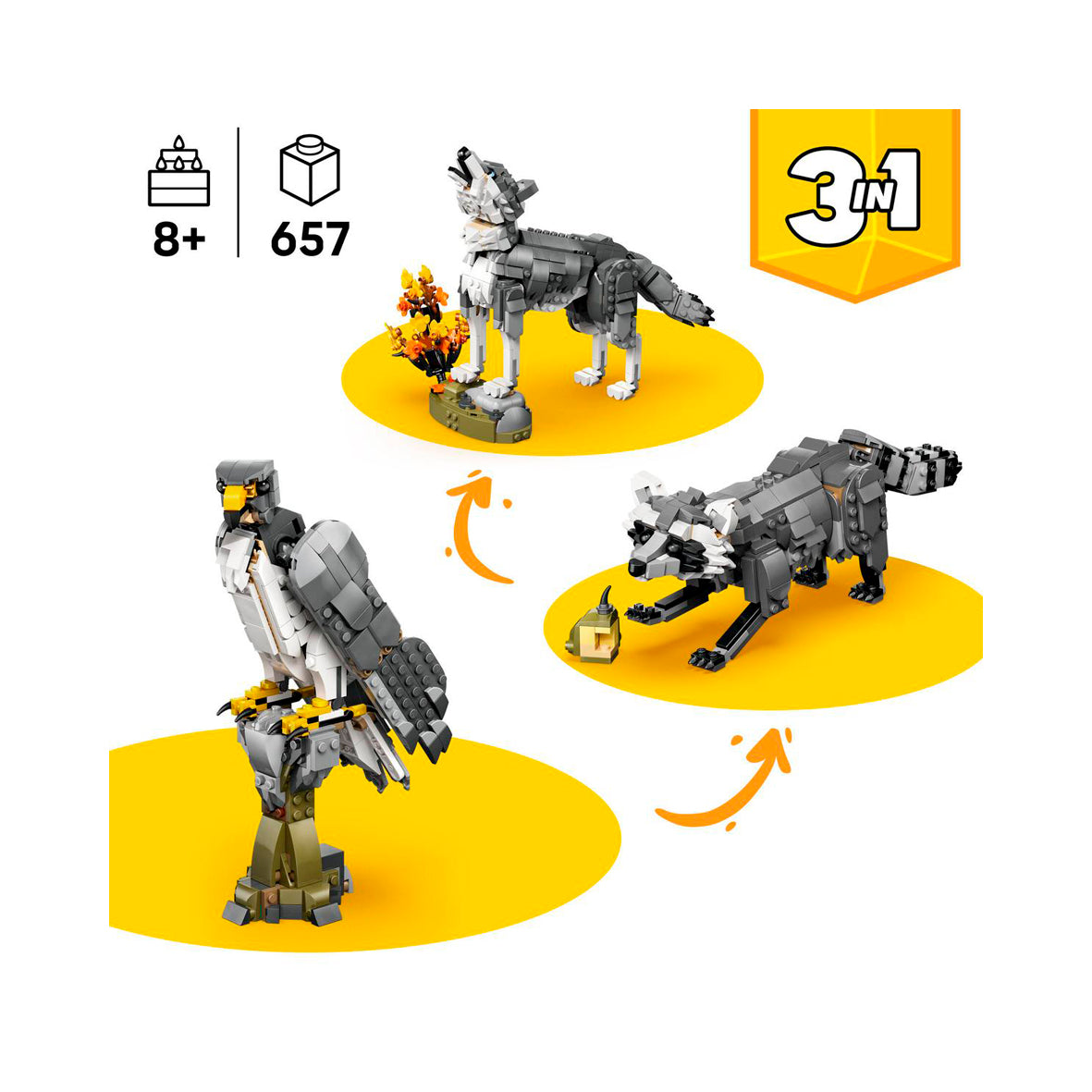 LEGO Creator - Forest Animals - Wolf (31393)