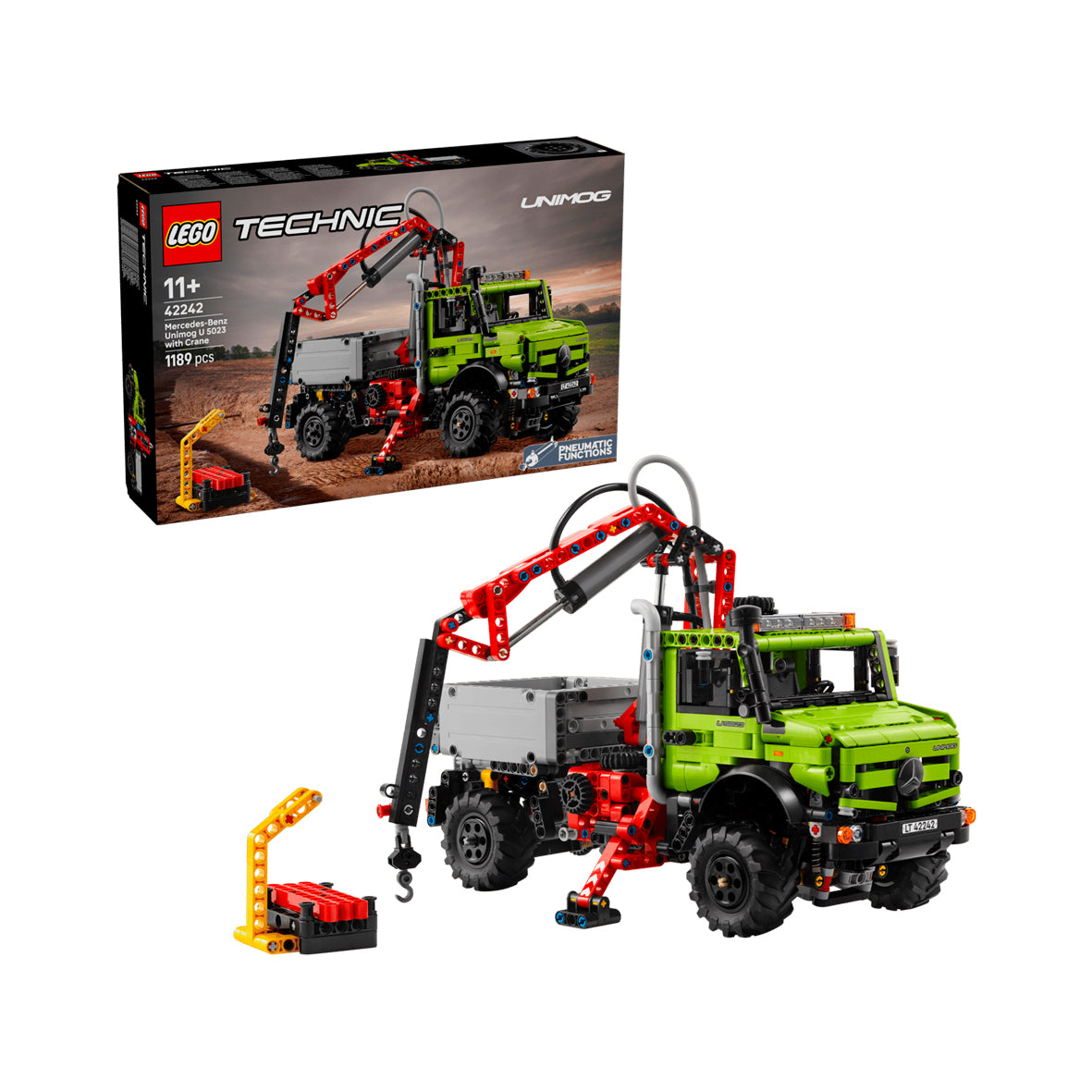 LEGO Technic - Mercedes-Benz Unimog U 5023 With Crane (42242)