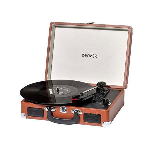 Denver - Portable Turntable VPL-120BR Brown