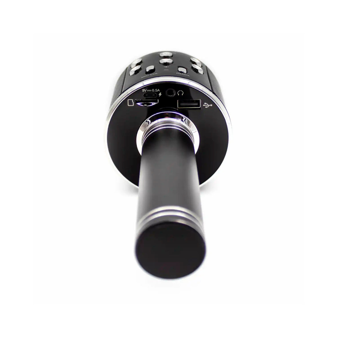 Denver - KMS-20B MK2 Bluetooth Karaoke Microphone Speaker - Black