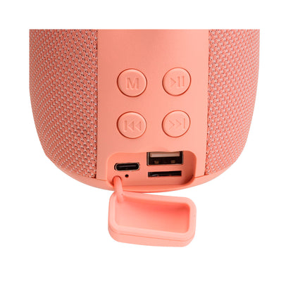 Denver Electronics -  BTV-130P - Portable Bluetooth Speaker - Pink