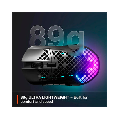 SteelSeries - Aerox 9 RGB Wireless Optical Gaming Mouse - Black