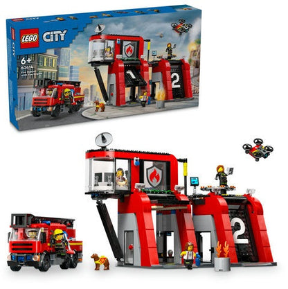 LEGO City - Fire Station with Fire Truck (60414)