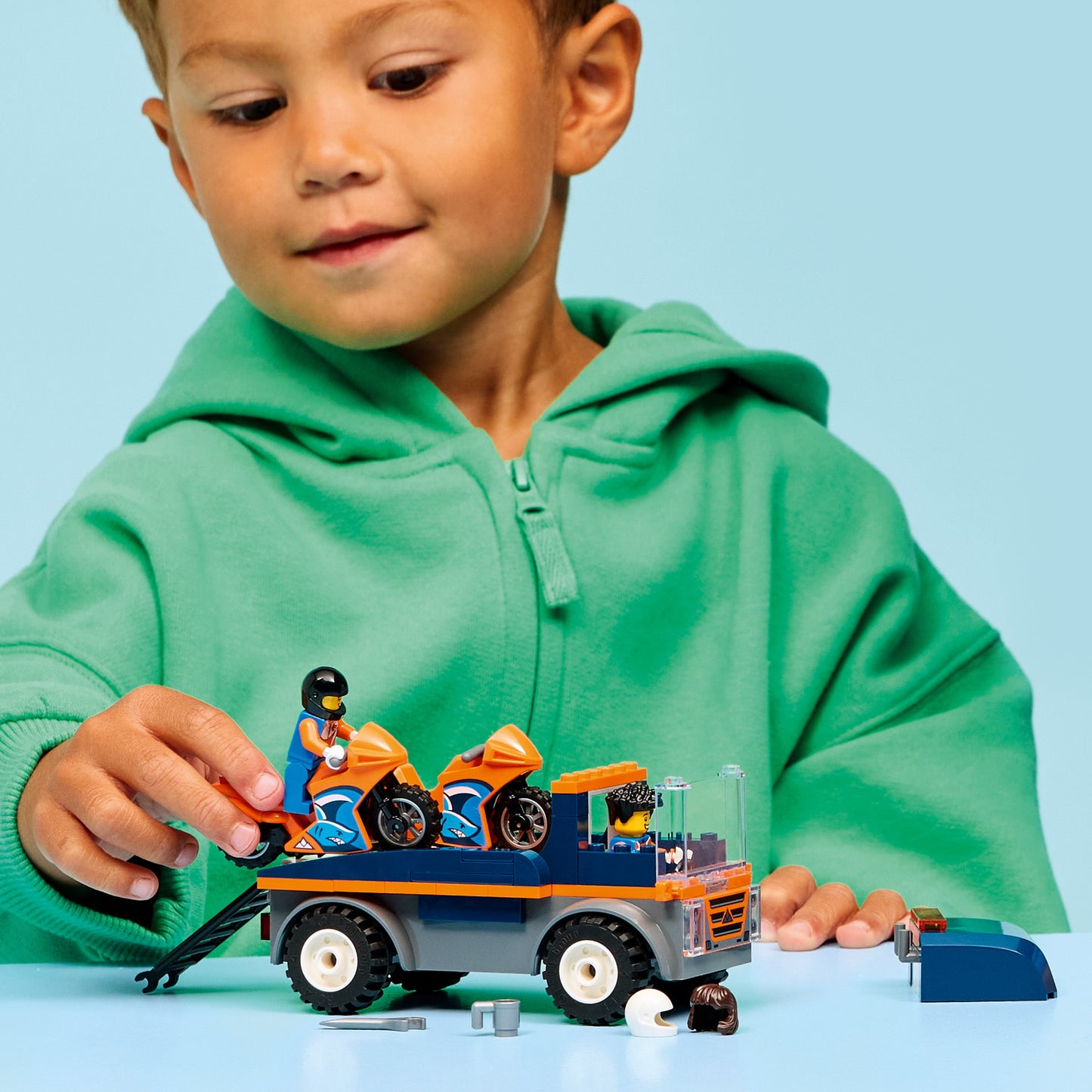 LEGO City - Motorcycle Transporter (60491)