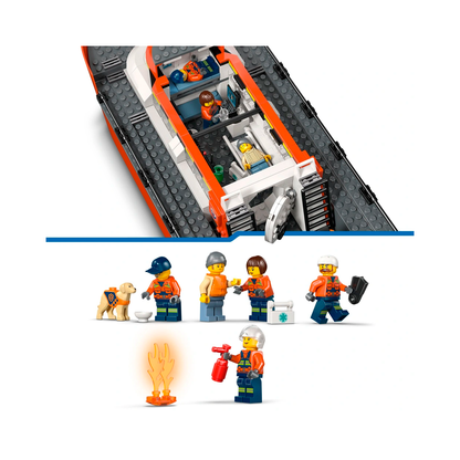 LEGO City - Coast Guard Rescue Boat & Helicopter Set (60504)