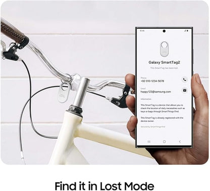 Samsung - Galaxy SmartTag2 4 Pack Black & White